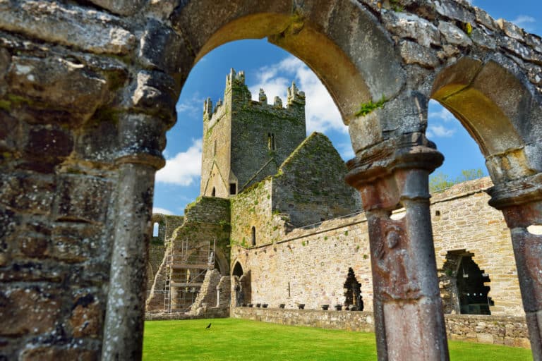 Jerpoint Abbey. A Ruined Cistercian Abbey Founded In The Second