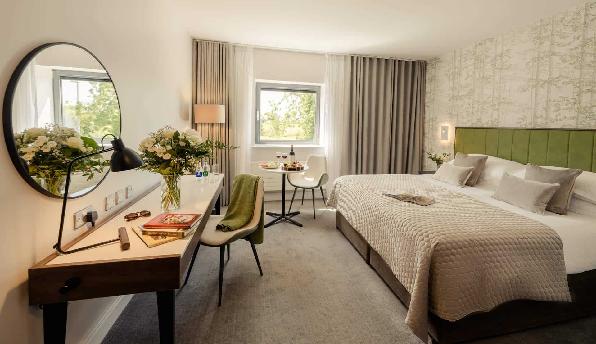 Deluxe Double Room with wine at The Hoban Hotel Kilkenny